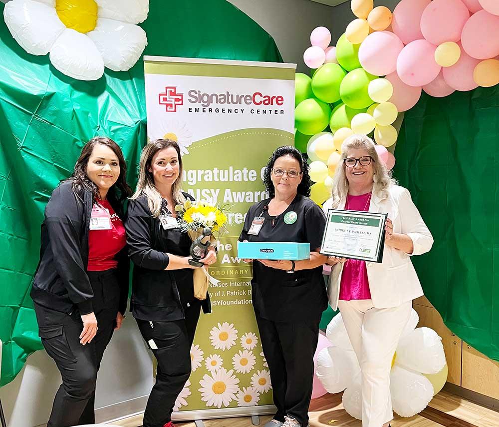 SignatureCare ER Honors 1st DAISY Award Recipient for Nursing Excellence