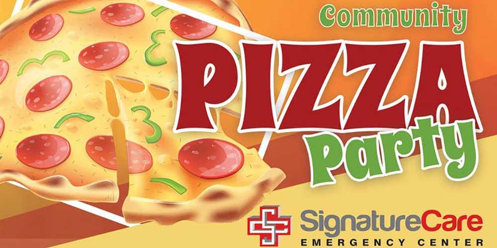 Free Pizza Party at SignatureCare Emergency Center