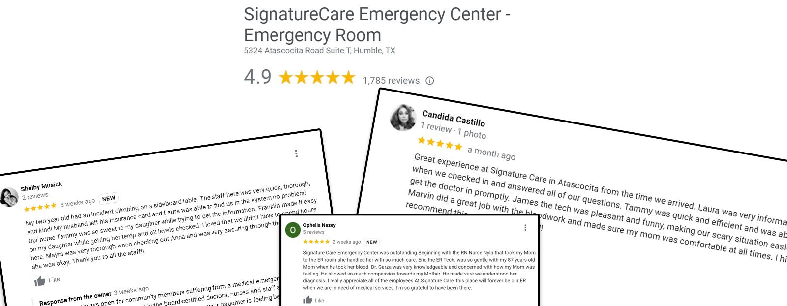 Top Rated Emergency Room on Google