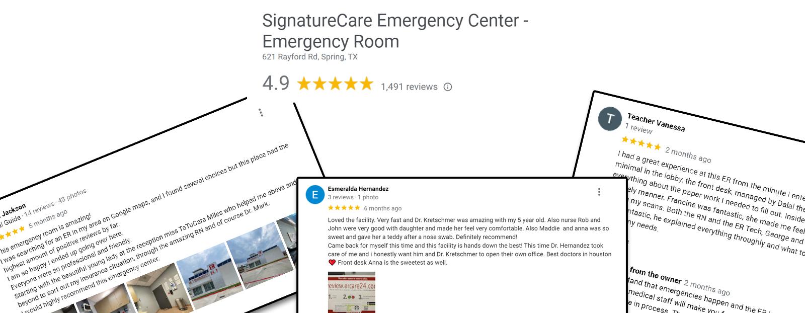 Top Rated Emergency Room on Google