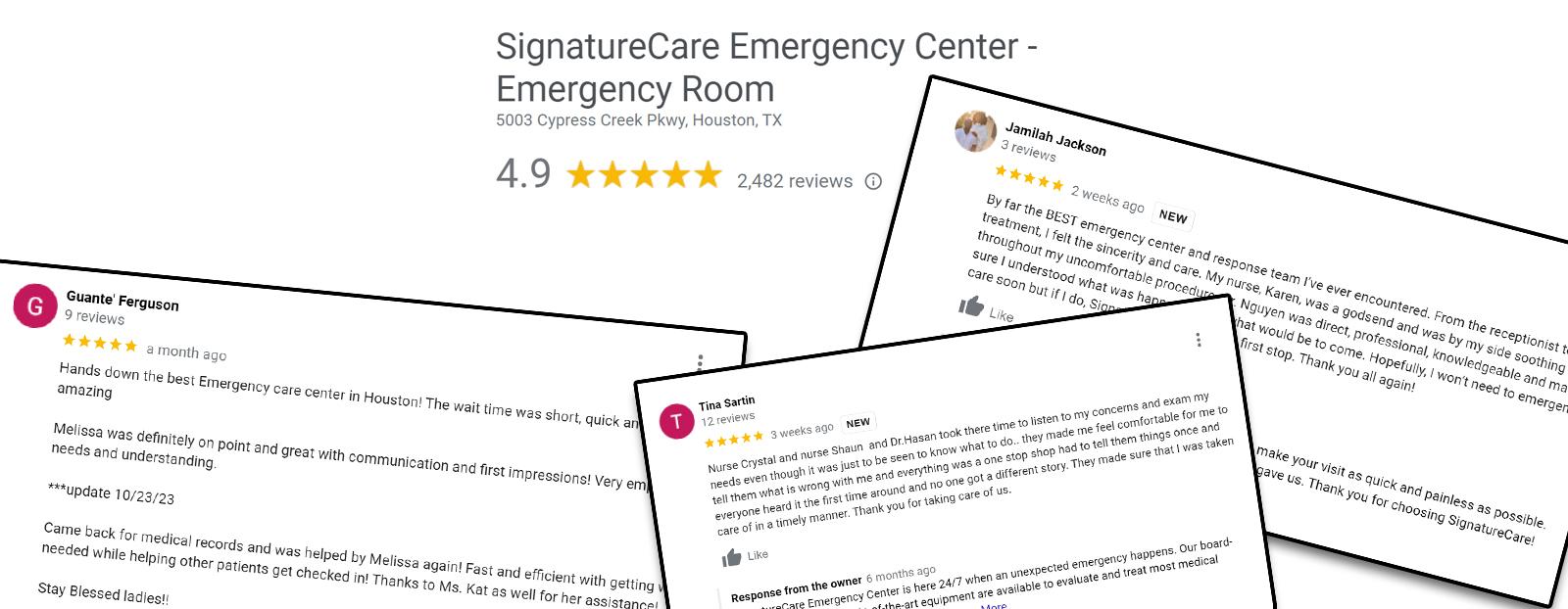 Top Rated Emergency Room on Google